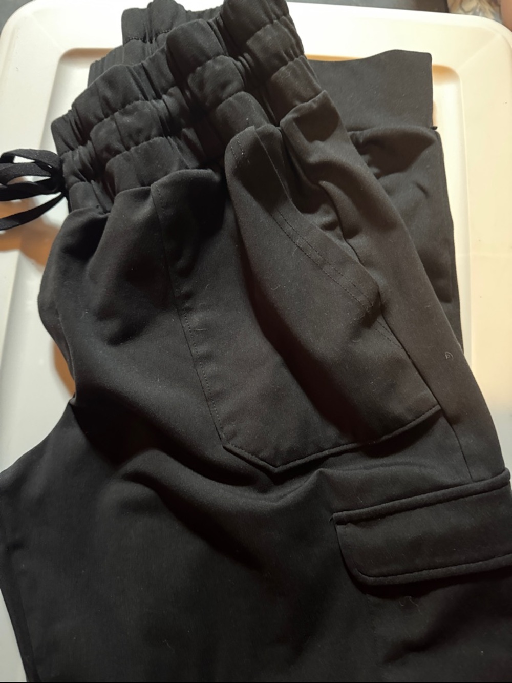 Mondetta Black Women's Cargo Joggers